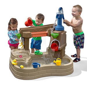 Step2 Pump & Splash Discovery Pond | Kids Water Table - Beach & Outdoor Accessories
