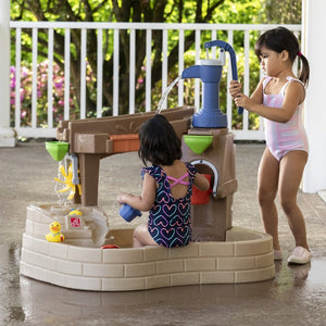 Step2 Pump & Splash Discovery Pond | Kids Water Table - Beach & Outdoor Accessories