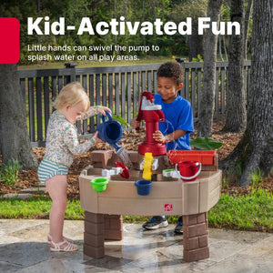 Step2 Pump & Splash Discovery Water Table | Kids Water Table - Beach & Outdoor Accessories