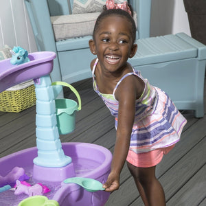 Step2 Rain Showers & Unicorns Water Table | Kids Water Table - Beach & Outdoor Accessories