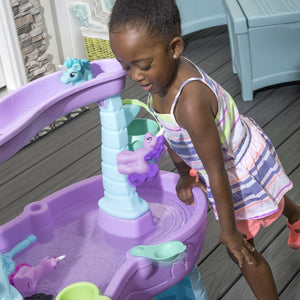 Step2 Rain Showers & Unicorns Water Table | Kids Water Table - Beach & Outdoor Accessories