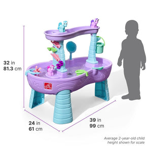Step2 Rain Showers & Unicorns Water Table | Kids Water Table - Beach & Outdoor Accessories