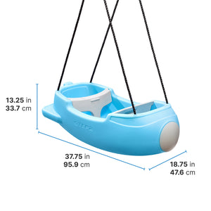 Step2 Rocket Swing For Two | Kids Outdoor Swing - Baby Swings