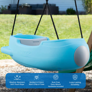 Step2 Rocket Swing For Two | Kids Outdoor Swing - Baby Swings