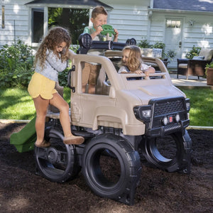 Step2 Safari Truck Climber | Kids Climber Playset - Baby Swings