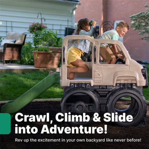 Step2 Safari Truck Climber | Kids Climber Playset - Baby Swings