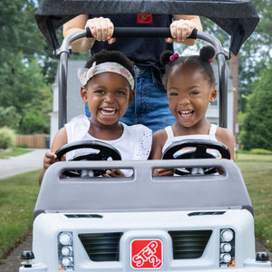 Step2 Side By Side Push Around Suv (Gray) | Kids Ride-On Toy - Ride-On Toys
