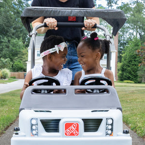 Step2 Side By Side Push Around Suv (Gray) | Kids Ride-On Toy - Ride-On Toys