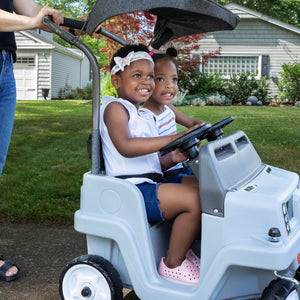 Step2 Side By Side Push Around Suv (Gray) | Kids Ride-On Toy - Ride-On Toys