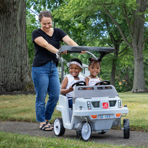 Step2 Side By Side Push Around Suv (Gray) | Kids Ride-On Toy - Ride-On Toys