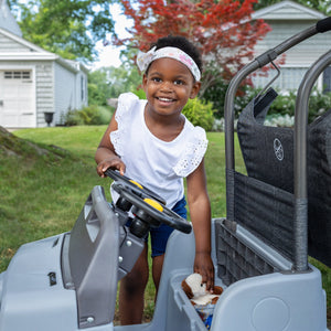 Step2 Side By Side Push Around Suv (Gray) | Kids Ride-On Toy - Ride-On Toys