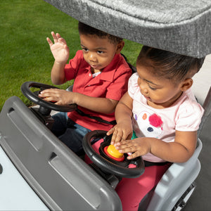 Step2 Side By Side Push Around Suv (Gray) | Kids Ride-On Toy - Ride-On Toys
