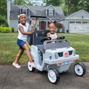 Step2 Side By Side Push Around Suv (Gray) | Kids Ride-On Toy - Ride-On Toys