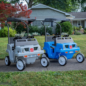 Step2 Side By Side Push Around Suv (Gray) | Kids Ride-On Toy - Ride-On Toys