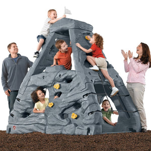 Step2 Skyward Summit - Gray | Kids Climbing Playset - Climber, Slide & Swing