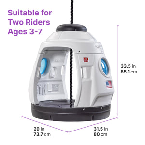 Step2 SPACE CAPSULE SWING | Kids Outdoor Swing - Baby Swings