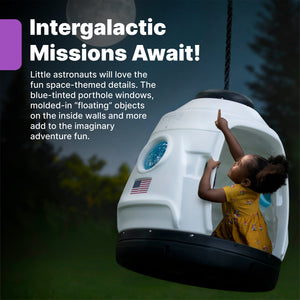 Step2 SPACE CAPSULE SWING | Kids Outdoor Swing - Baby Swings