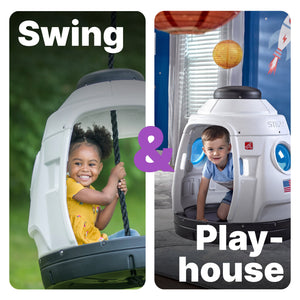 Step2 SPACE CAPSULE SWING | Kids Outdoor Swing - Baby Swings