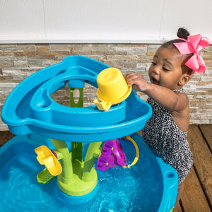 Step2 Summer Showers Splash Tower Water Table | Kids Water Table - Beach & Outdoor Accessories
