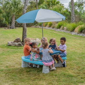 Step2 Sun & Fun Picnic Table With Umbrella | Kids Picnic Table - Picnic Table