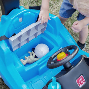 Step2 Supercar Toddler Push Car | Steering, Horn & Storage - Toddler Push Car / Kids Ride-On Toy