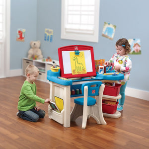 Step2 The Studio Art Desk | Kids Art Desk & Easel - Art Desk & Easel