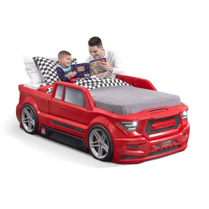 Step2 Turbocharged Twin Truck Bed | Kids Toy Truck Bed - Children Furniture