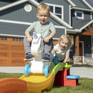 Step2 Unicorn Up & Down Roller Coaster | Kids Ride-On Coaster - Ride On