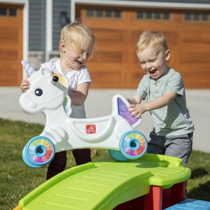 Step2 Unicorn Up & Down Roller Coaster | Kids Ride-On Coaster - Ride On