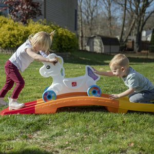 Step2 Unicorn Up & Down Roller Coaster | Kids Ride-On Coaster - Ride On