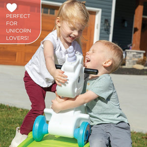 Step2 Unicorn Up & Down Roller Coaster | Kids Ride-On Coaster - Ride On