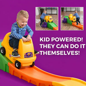 Step2 Up & Down Roller Coaster | Kids Ride-On Coaster - Kids’ Ride-On Roller Coaster Toy