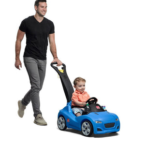 Step2 Whisper Ride Cruiser Toddler Push Car Blue - Push Ride on Car