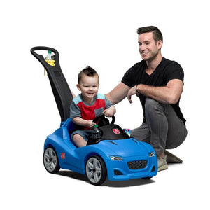 Step2 Whisper Ride Cruiser Toddler Push Car Blue - Push Ride on Car