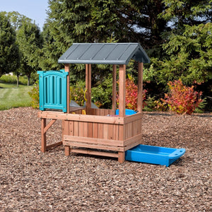 Step2 Woodland Adventure Playhouse & Slide | Kids Playhouse - Baby Swings