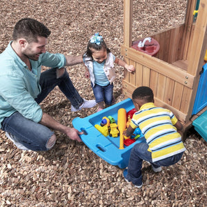 Step2 Woodland Adventure Playhouse & Slide | Kids Playhouse - Baby Swings