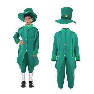 St.Patricks Day costume for Boys,Kids Halloween Costume Dress Up - 4 - 6 Years Halloween