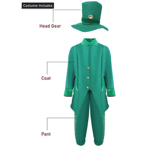 St.Patricks Day costume for Boys,Kids Halloween Costume Dress Up - 4 - 6 Years Halloween
