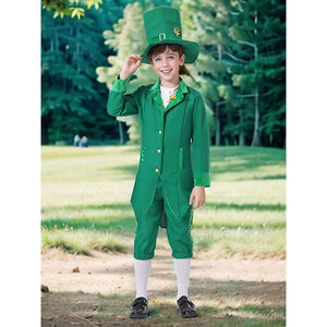 St.Patricks Day costume for Boys,Kids Halloween Costume Dress Up - 4 - 6 Years Halloween