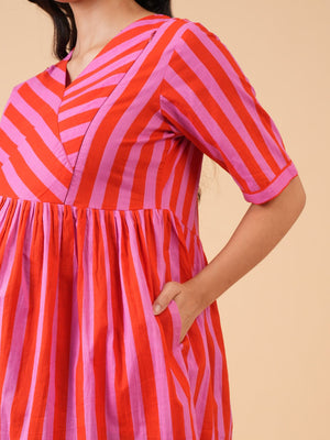 Strawberry Lane Maternity and Nursing Dress - S Maternity Casual Dress