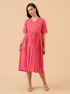 Strawberry Lane Maternity and Nursing Dress - S Maternity Casual Dress