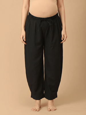 Street Ink Maternity Lounge Pants - Black Maternity Bottoms