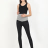 Stretchable Denims with Belly Support- Black - DENSBL-BLK-S