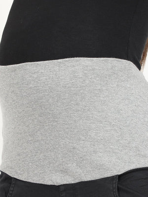 Stretchable Denims with Belly Support- Black - DENSBL-BLK-S
