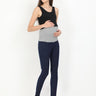 Stretchable Denims with Belly Support- Navy Blue - DENSBL-BLU-S