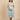 Blue white striped sleeveless maternity nursing maxi dress, front view, relaxed everyday fit.