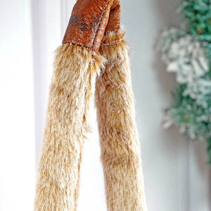 Striped Shorts Reindeer Christmas Festive Door Hanger Christmas décor - 