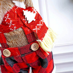 Striped Shorts Reindeer Christmas Festive Door Hanger Christmas décor - 
