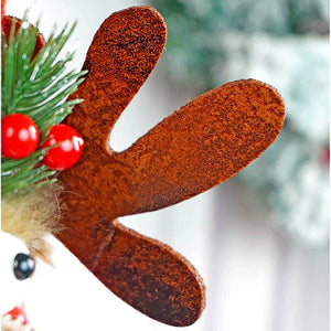Striped Shorts Reindeer Christmas Festive Door Hanger Christmas décor - 