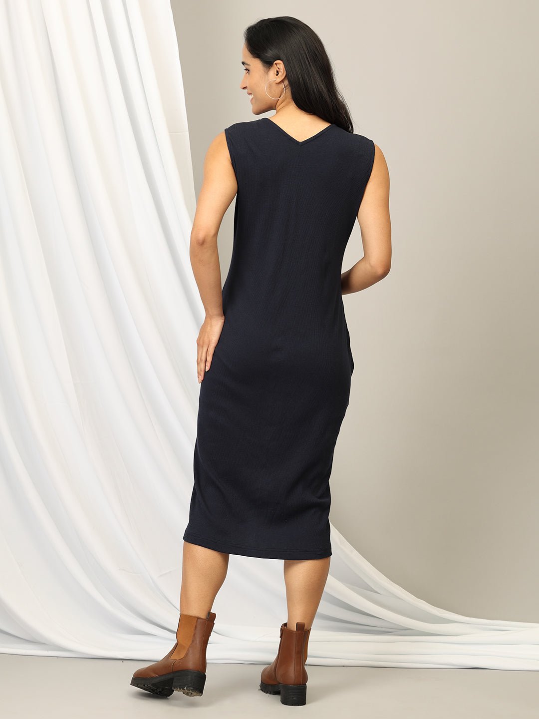 Styled to Wow Maternity and Nursing Shacket Dress - DRS - SD - STLTW - S